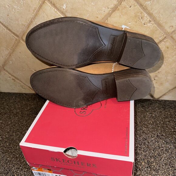 Skechers Women's Texas Midwest Shine Ankle Boots Chestnut Brown Women’s Sz 8.5 - Picture 4 of 6